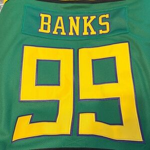 Mighty Ducks Banks jersey green men’s medium